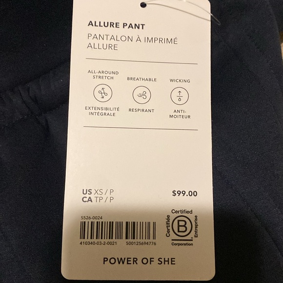 Athleta Allure Pants XSP - Picture 6 of 8